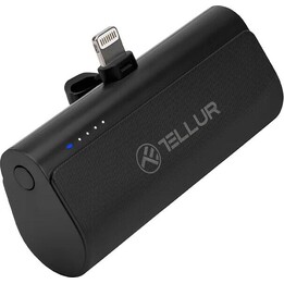 Batería externa Tellur PD203 de 5000 mAh, color negro