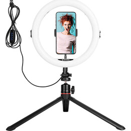Anneau lumineux AgfaPhoto ARL11 + trépied