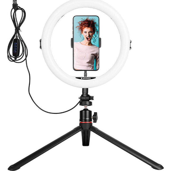 AgfaPhoto ARL11 Ring Light + Tripod