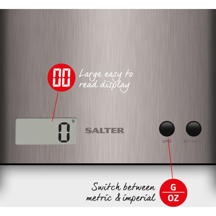 Salter 1087 SSDRCEU16 Pro Argento