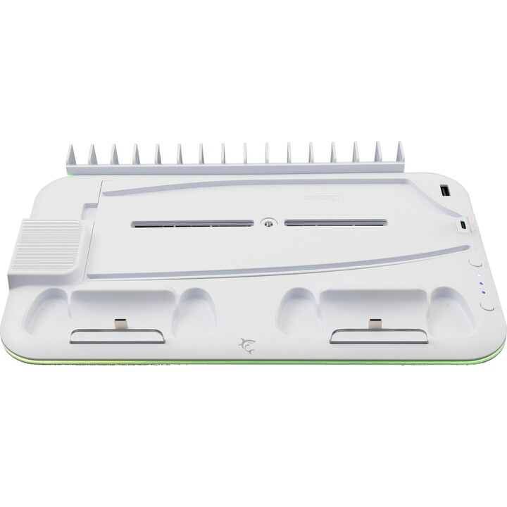 White Shark KIMURA-2 PS5-DZ504 soporte refrigeración y carga dual blanco/gris