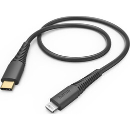 Hama 00201602 Charging Cable, USB-C - Lightning 1.5m black