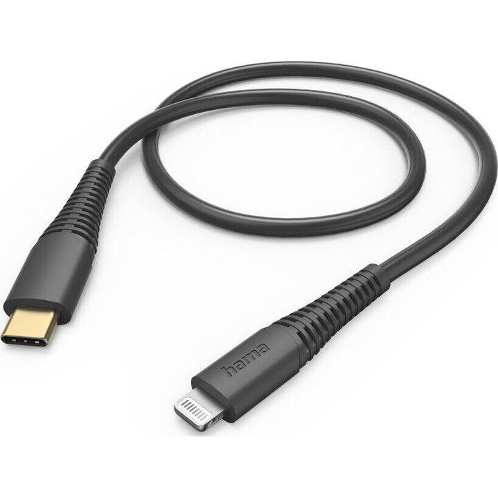 Câble de charge Hama 00201602, USB-C - Lightning, 1,5 m, noir