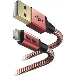 Câble USB Type-C Hama 00183310 - Lightning MFi 1,5 m Rouge