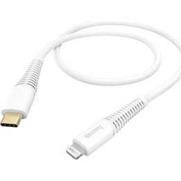 Câble de charge rapide/transfert de données Hama 00183309, USB-C - Lightning, 1,5 m, blanc