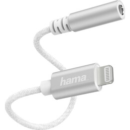 Hama 00187210 Lightning-Adapter auf 3,5-mm-Audiobuchse, Weiß
