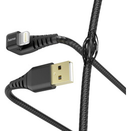 Hama 00187221 Gaming-Lade-/Datenkabel, USB-A auf Lightning, 1,5 m, Schwarz