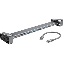 Estación de acoplamiento Hama 00200103 USB C con 9 puertos