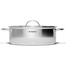 Sartén Pensofal 1609 con tapa de cristal - New Era 24 cm