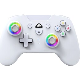 Controlador LED inalámbrico subsónico blanco para Switch
