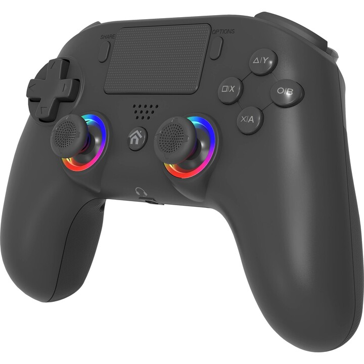 Subsonic Wireless LED-Controller Schwarz für PS4/PC