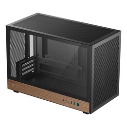 DeepCool CH260 WOOD Micro Tower Noir, Bois