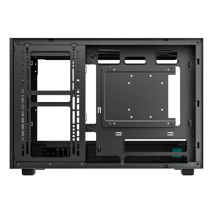 DeepCool CH260 WOOD Micro Tower Noir, Bois
