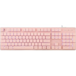 WHITE SHARK GK-003441 TACHI Gaming-Tastatur Membran rosa US