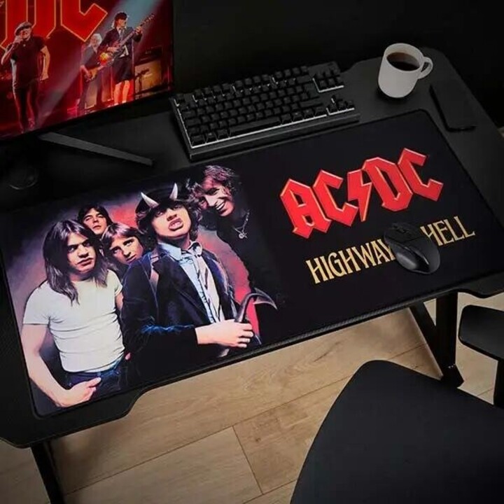 Tappetino per mouse da gioco Subsonic XXL AC/DC