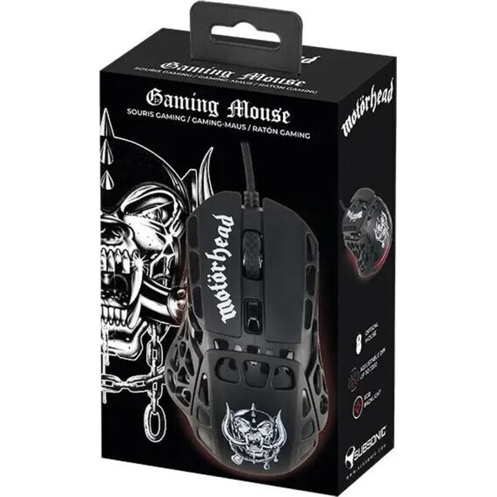 Subsonic Motörhead souris gaming noire