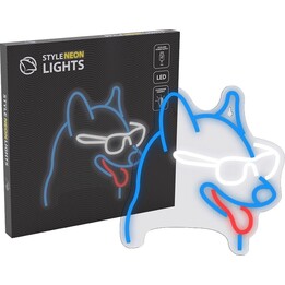 Luces de neón estilo Manta SNL69MT PERRO CON GAFAS