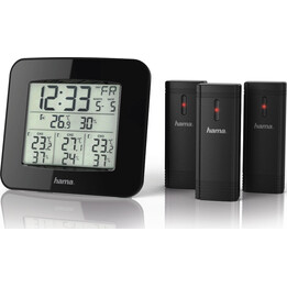 Hama 00186311 Weather station EWS-Trio Black