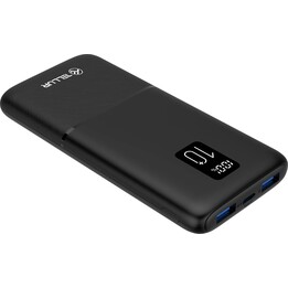 Power bank Tellur PD102 Boost Pro da 10000 mAh, colore nero.