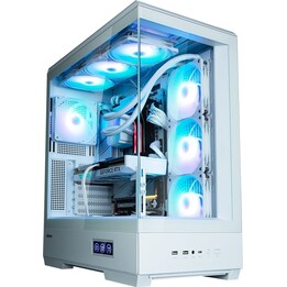 Zalman P50 DS Blanc, Ventilateur ARGB x4