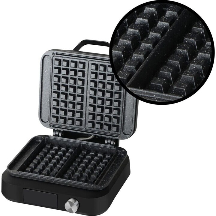 Gofrera Lovio LVWF002BK de 1500 W, color negro.