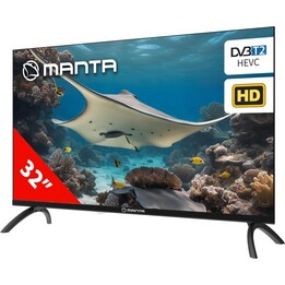 Manta 32LHN124E televisore LED 32" HD nero
