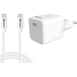Carregador Sandberg 441-58 USB-C 20W + cabo de 1 m