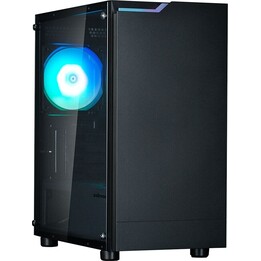 Caja mini torre Zalman T4 Plus negra, ventilador ARGB de 120 mm x1