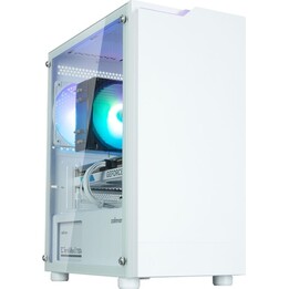 Caja mini torre Zalman T4 Plus blanca, ventilador ARGB de 120 mm x1