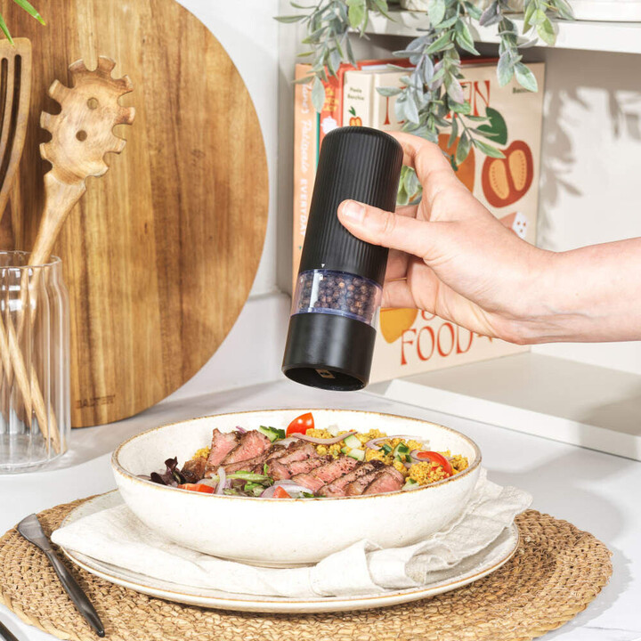 Salter BW12958EU7 Clarence Electric Salt & Pepper Mill Black