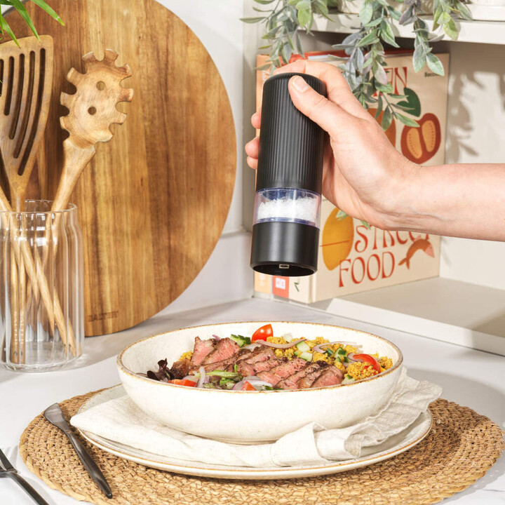 Salter BW12958EU7 Clarence Electric Salt & Pepper Mill Black