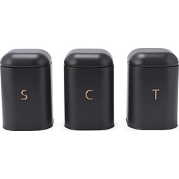 Conjunto de 3 recipientes para carvão vegetal Salter BW13729EU7 Pebble