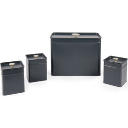 Salter BW126131EU7 Marino 4-Piece Bread Bin & Canister Set