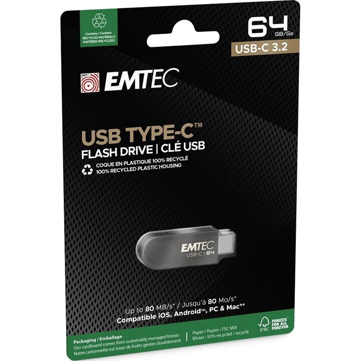 Emtec USB3.2 Type-C Single C28 64GB