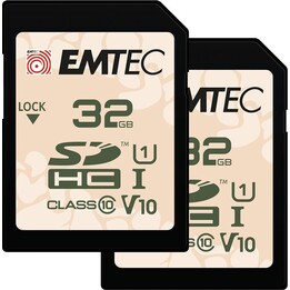 Emtec SDHC 32GB UHS-I U1 V10 Outdoor 2 pcs