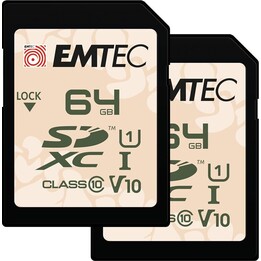 Emtec SDXC 64GB UHS-I U1 V10 Outdoor 2 pcs