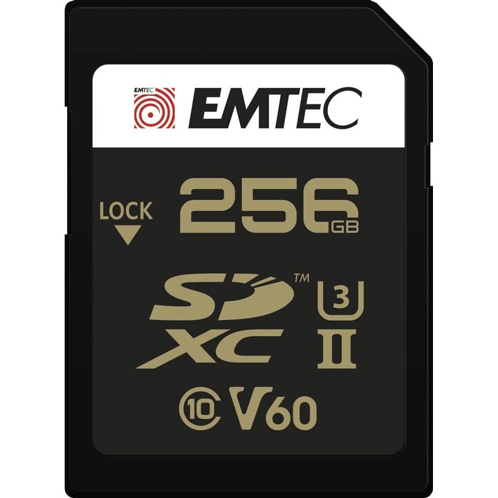 Emtec SDXC 256GB UHS-II V60 SpeedIN Pro+