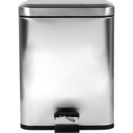 Cubo de basura Beldray LA035235SSFEU7 de 5 litros con doble compartimento – Acero inoxidable