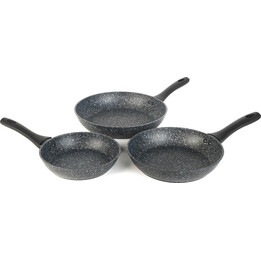Set di 3 padelle Salter BW11459BRMFOB Megastone Thermo Collar - 20/24/28 cm
