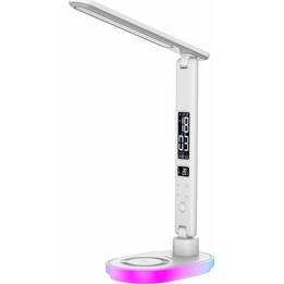 Luminária de mesa LED Hawk HW-LAMP03 branca RGB