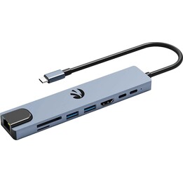 Hawk HW-HUB801 8in1 Adapter USB-C