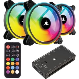 Kit White Shark GCF-S028-004 Nebula-2 ARGB nero