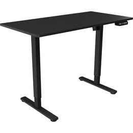 Escritorio para juegos White Shark Axiom-B, juego de 2 piezas (1/2 + 2/2), color negro, 1 motor.
