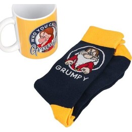 Mug et chaussettes Paladone « Qui traites-tu de grincheux ? »