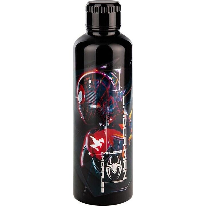 Paladone Spiderman Miles Morales Metal Water Bottle