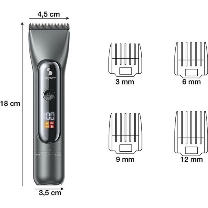 Beper P304CAP010 rechargeable hair clipper