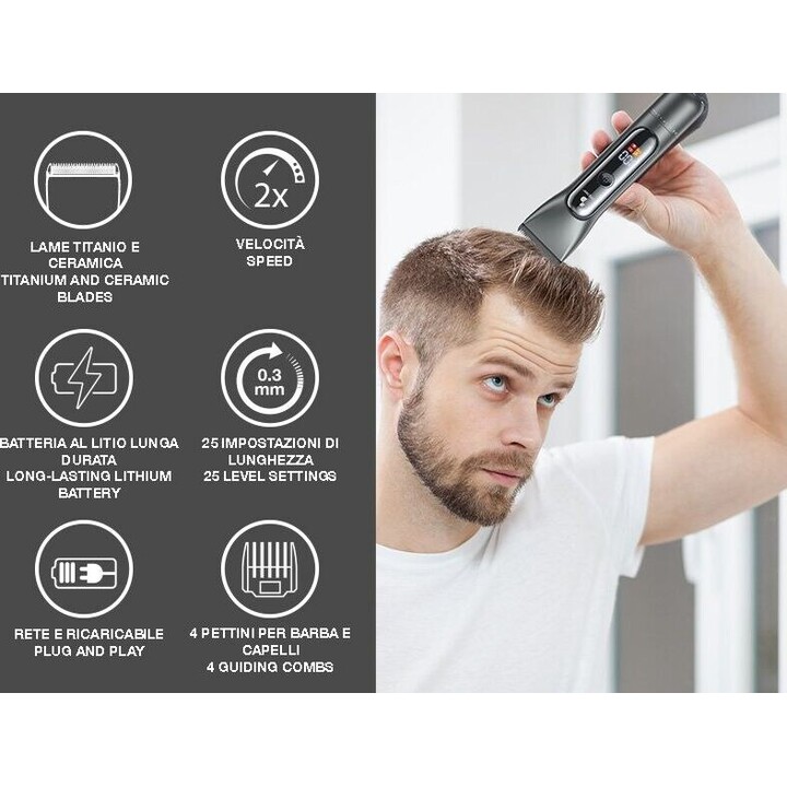 Beper P304CAP010 rechargeable hair clipper