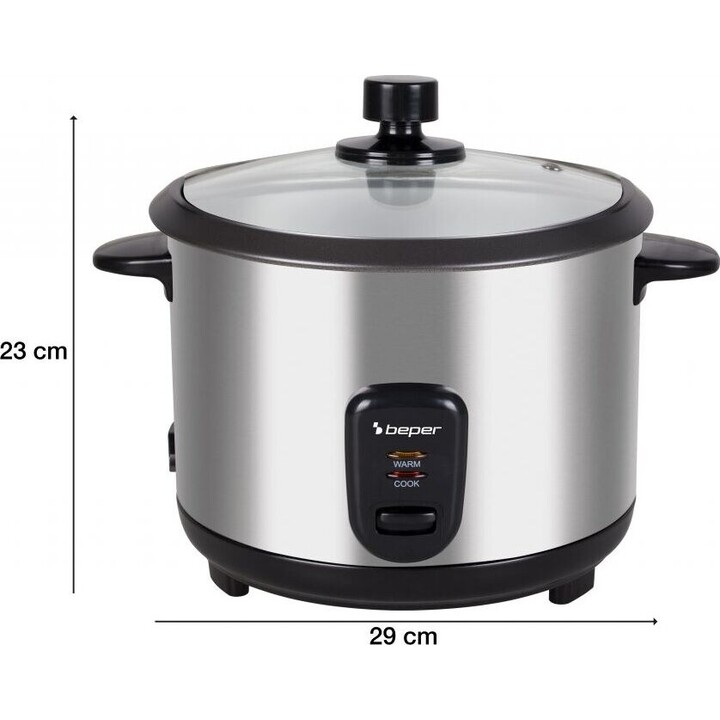 Beper P101VAP001 panela de arroz e vaporizador Rice&Steam branca