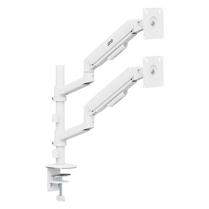 Ergo Office ER-692 W Halterung für 2 Monitore mit Gasfeder 17"-32" weiß