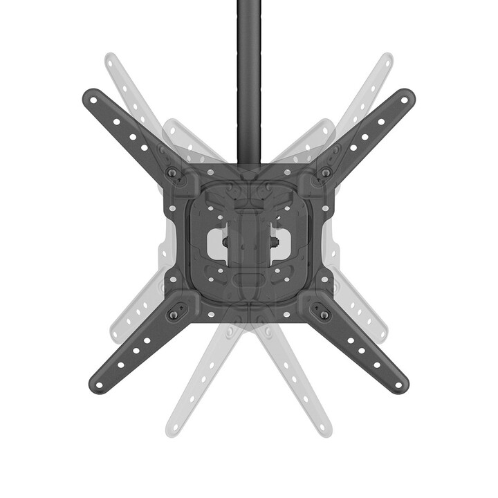 Support / suspension de plafond pour téléviseurs Maclean, charge maximale 35 kg, 23-55", VESA maximum 400x400, MC-174